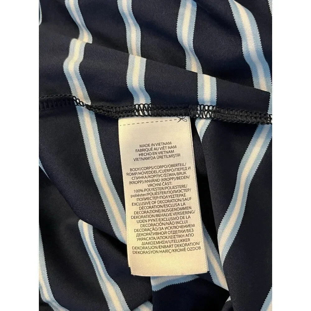 Ralph Lauren US Open 121ST Torrey Pines Medium Striped Polo Golf Shirt Trophy